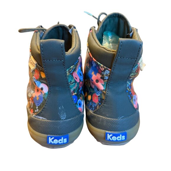 Keds x Rifle Paper Co. Scout Water Resistant Boots - Olive Green Floral Size 9.5